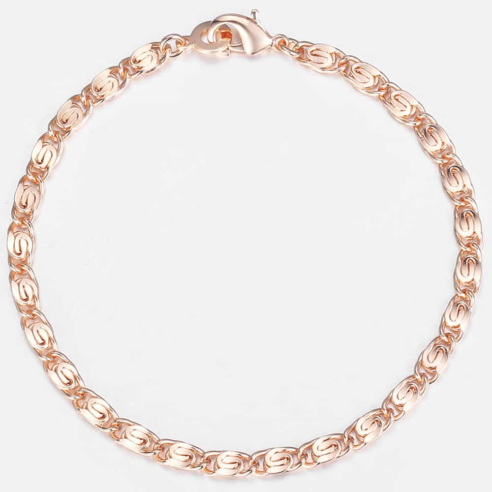 Loop Chain Bracelet – Gold