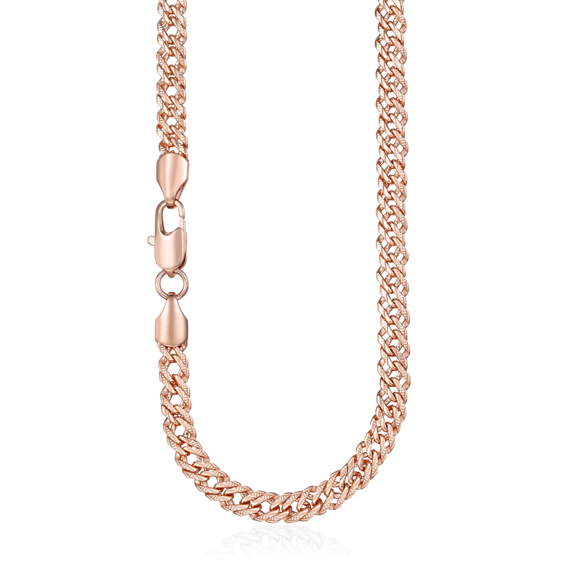 18 KGP Rose Gold Cable Chain Necklace Extension, 2.5 by Bling – Madaras  Gallery